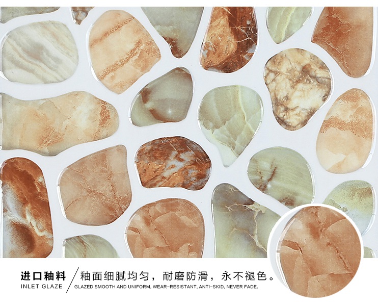 鵝卵石陽台小地磚-仿古磚