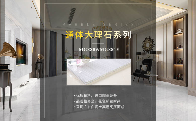 負離子通體大理石瓷磚MG8809/MG8815